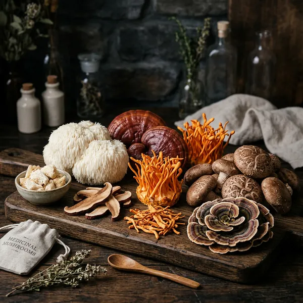 Imagen de portada de Tipos De Hongos Medicinales