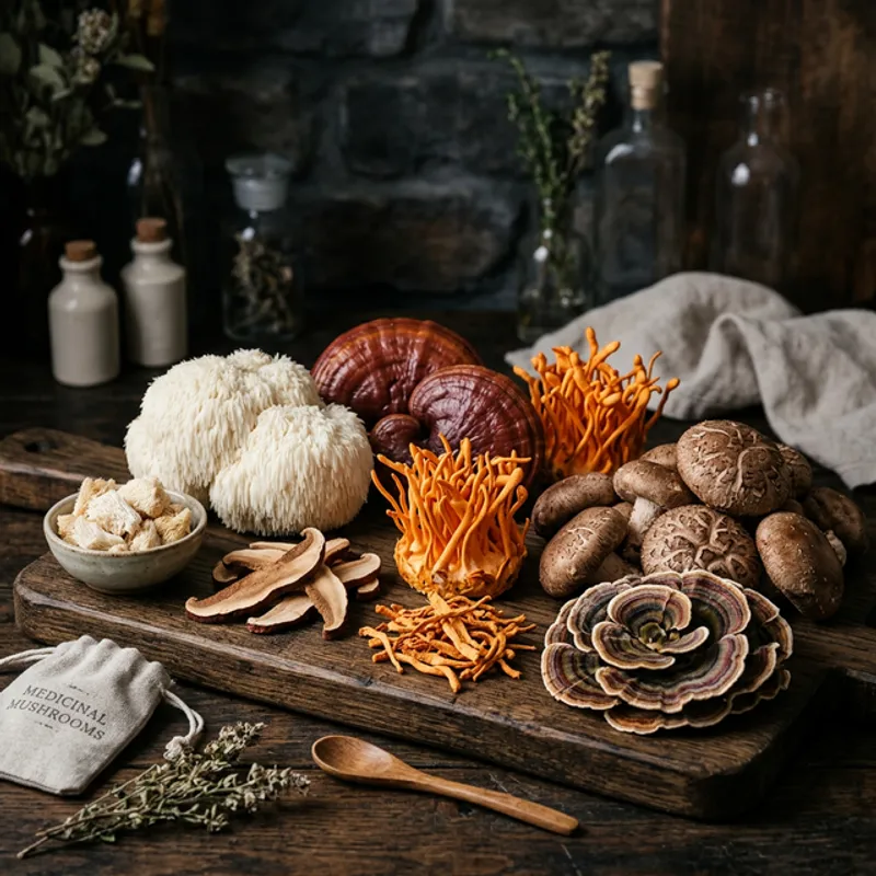 Imagen de portada de Tipos De Hongos Medicinales