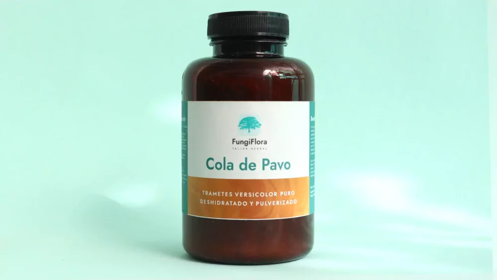 Cola de Pavo pulverizado; 50000 mg,  Hongo Adaptógeno